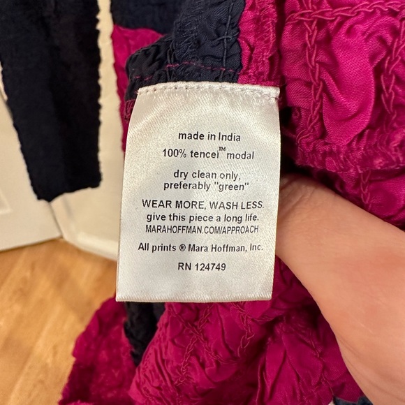 MARA HOFFMAN Amy Dress in Navy Multi Size Medium NWT - Picture 13 of 14